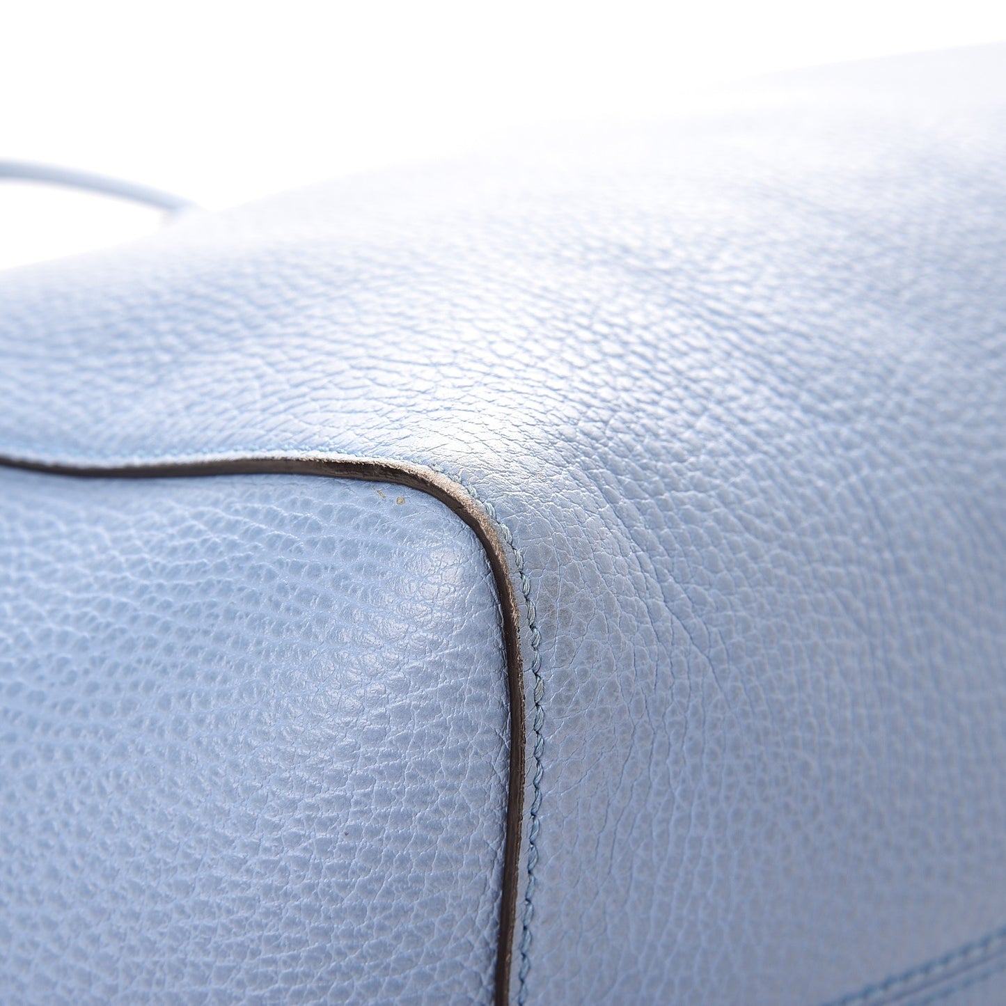 Dollar Calfskin Medium Swing Tote Mineral Blue