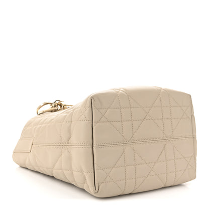 Christian Dior Calfskin Macrocannage Small Toujours Vertical Beige 4 of 10