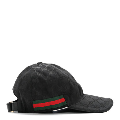 Gucci Monogram Web Baseball Hat S Black 5 of 9