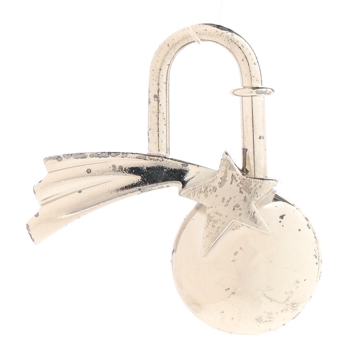 Hermes Palladium Shooting Star Cadena Lock 1 of 3