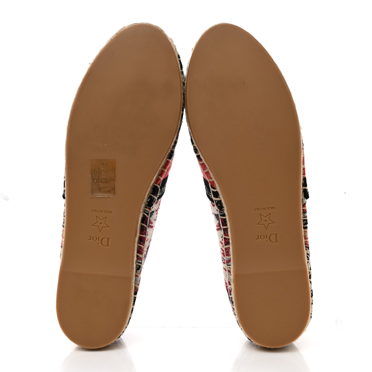 Canvas Mille Fleurs Embroidered Granville Espadrille 38 Multicolor