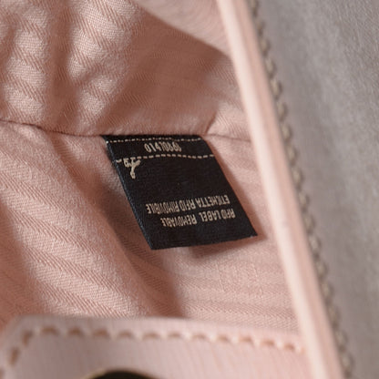 Fendi Vitello Elite Flamingo Petite 2Jours Tote Rosa Plaster 8 of 9