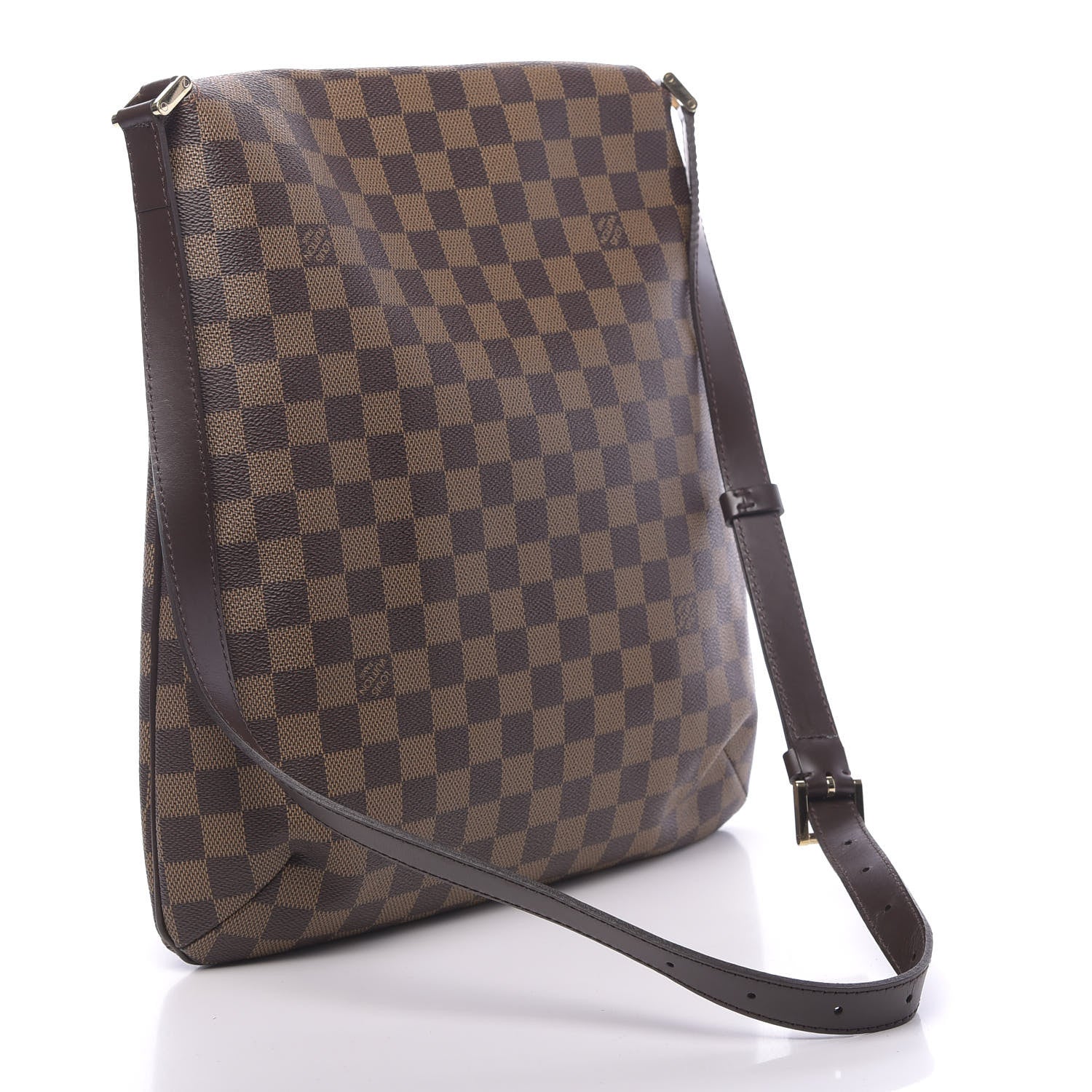 Louis Vuitton Damier Ebene Musette GM 3 of 9