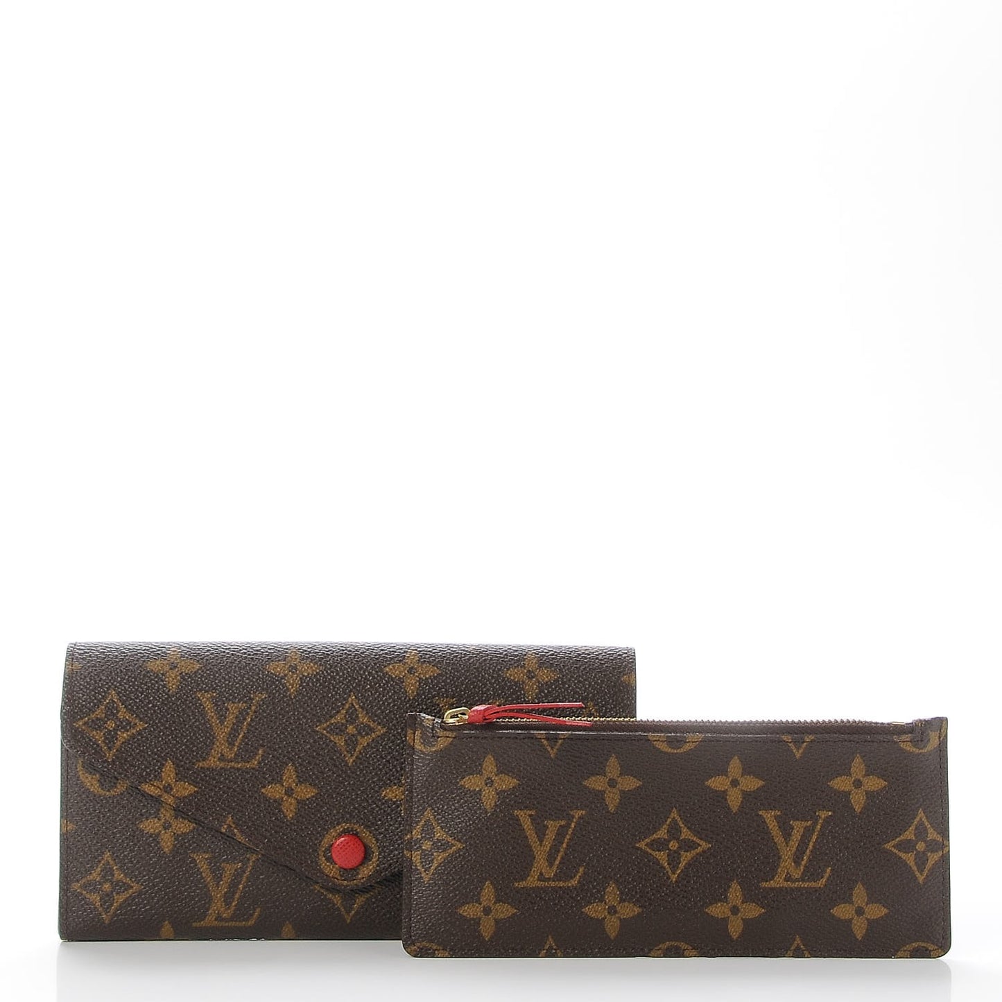 Monogram Josephine Wallet Red
