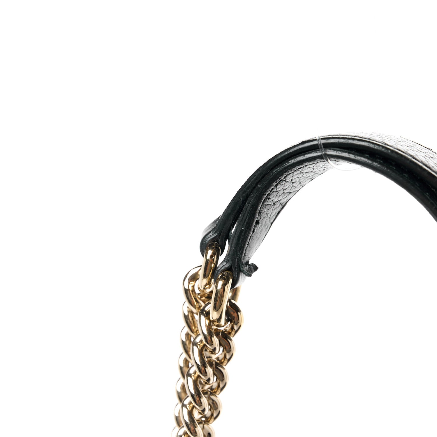 Gucci Pebbled Calfskin Medium Soho Chain Shoulder Bag Black 14 of 14