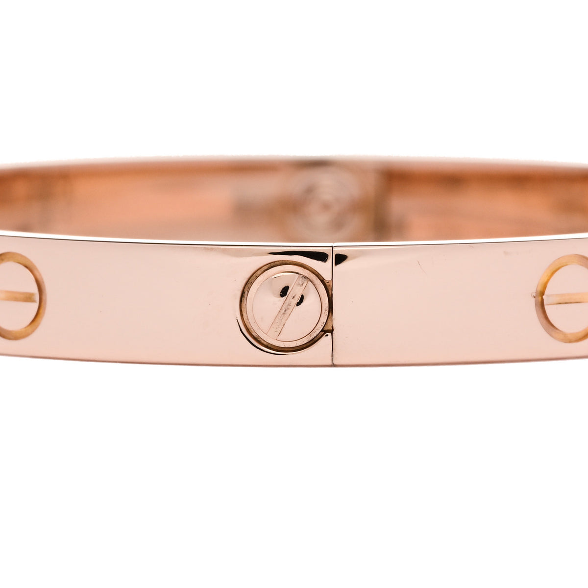 18K Pink Gold LOVE Bracelet 17