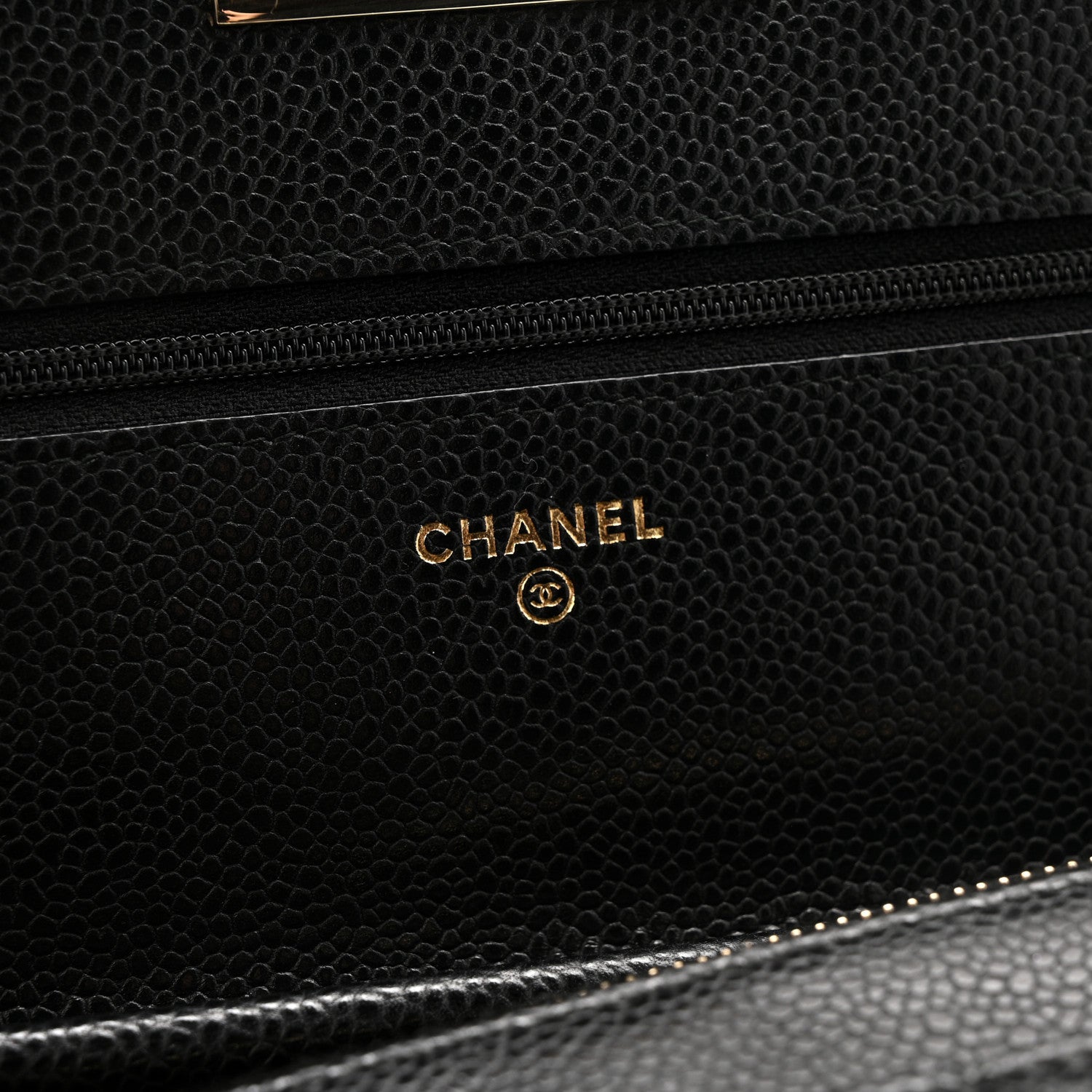 Chanel Caviar Quilted Golden Class Wallet On Chain WOC Black 6 of 13