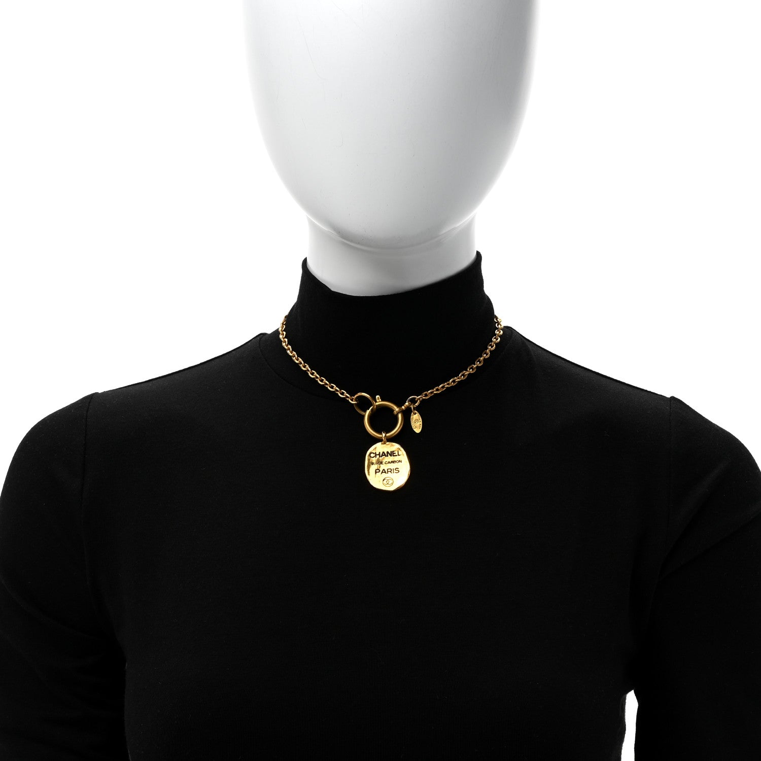 Chanel 31 Rue Cambon Paris CC Necklace Gold 2 of 4