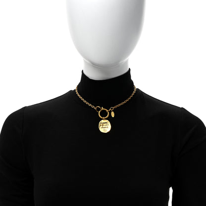 Chanel 31 Rue Cambon Paris CC Necklace Gold 2 of 4