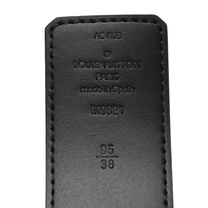 Louis Vuitton Calfskin Monogram 40mm LV Initiales Reversible Belt 95 38 Black 3 of 5