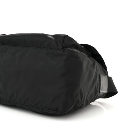 Prada Tessuto Nylon Saffiano Vela Messenger Bag Black 10 of 10