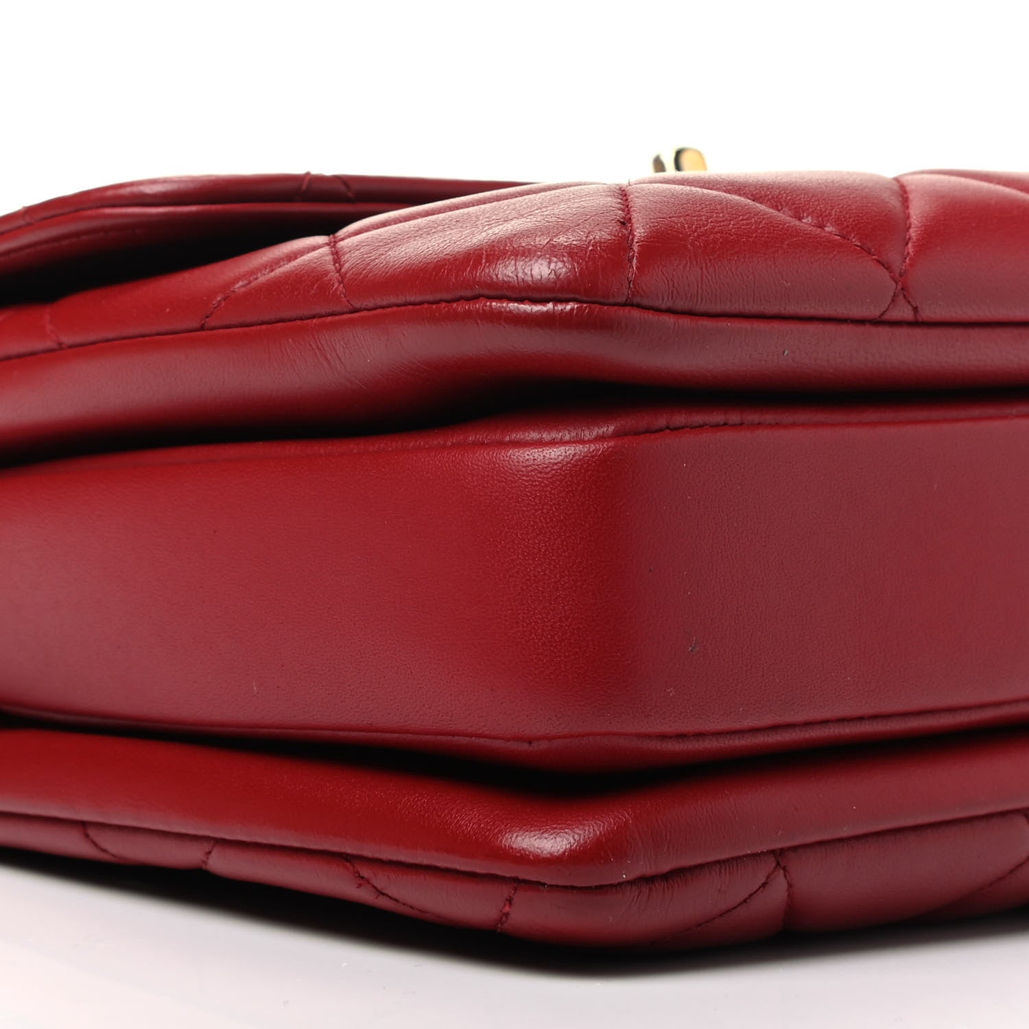 Chanel Lambskin Quilted Small Trendy CC Flap Dual Handle Bag Red 9 of 10