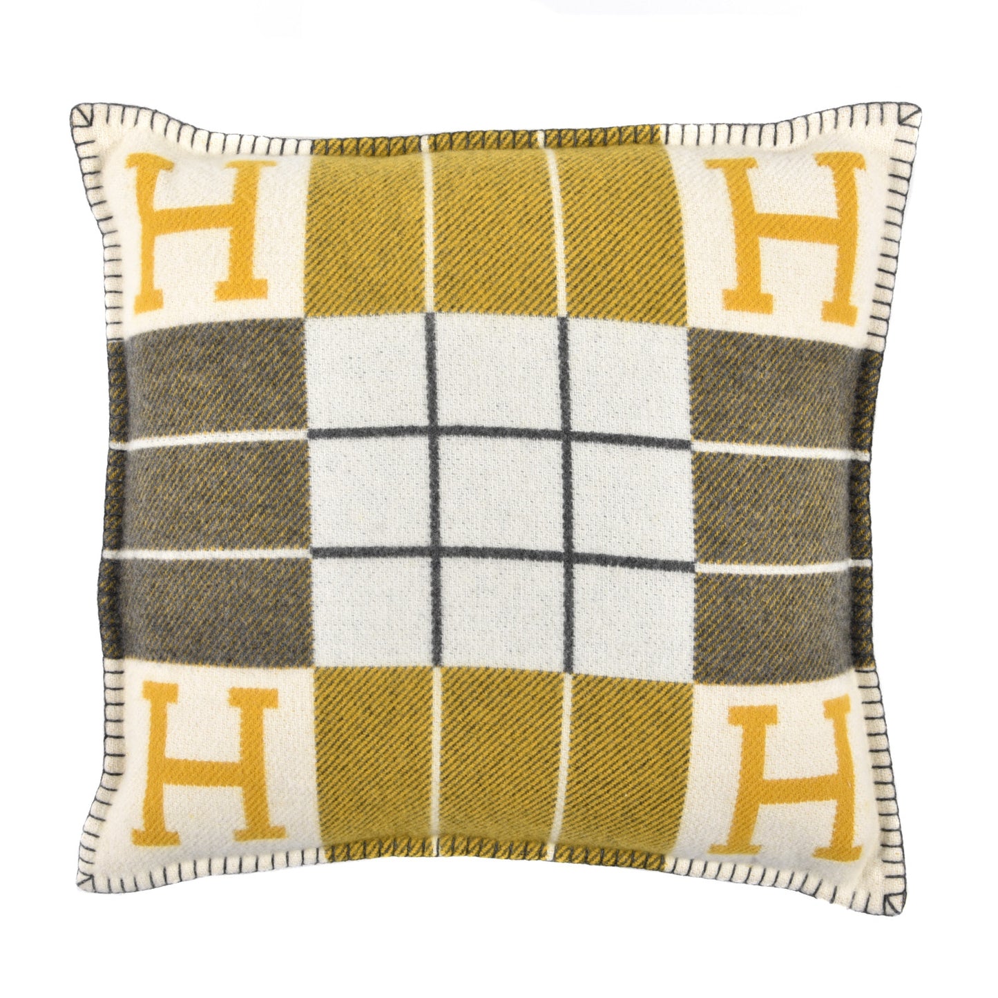 Wool Cashmere Avalon III Pillow PM Gris Soleil
