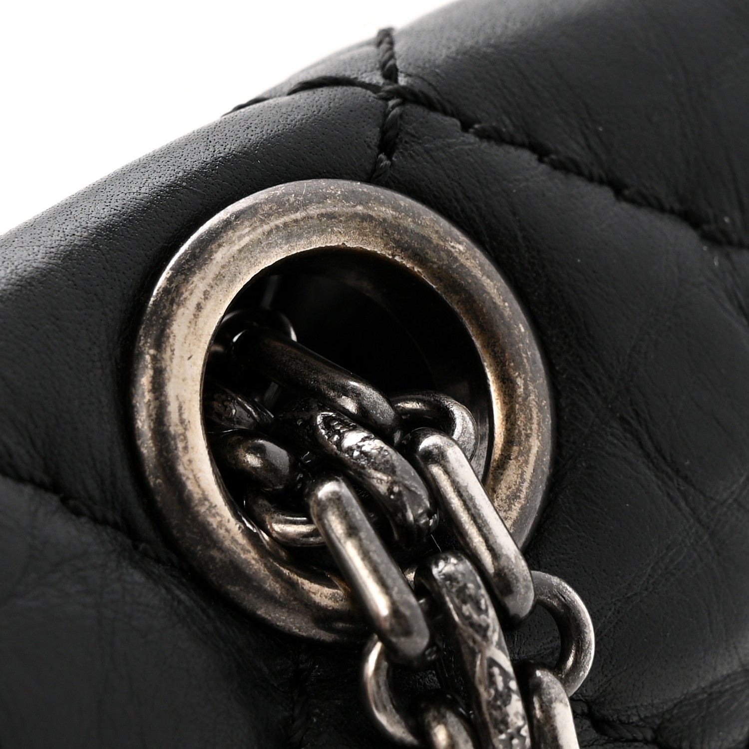 Chanel Aged Calfskin Lucky Charms 2.55 Reissue 225 Flap Black 13 of 13