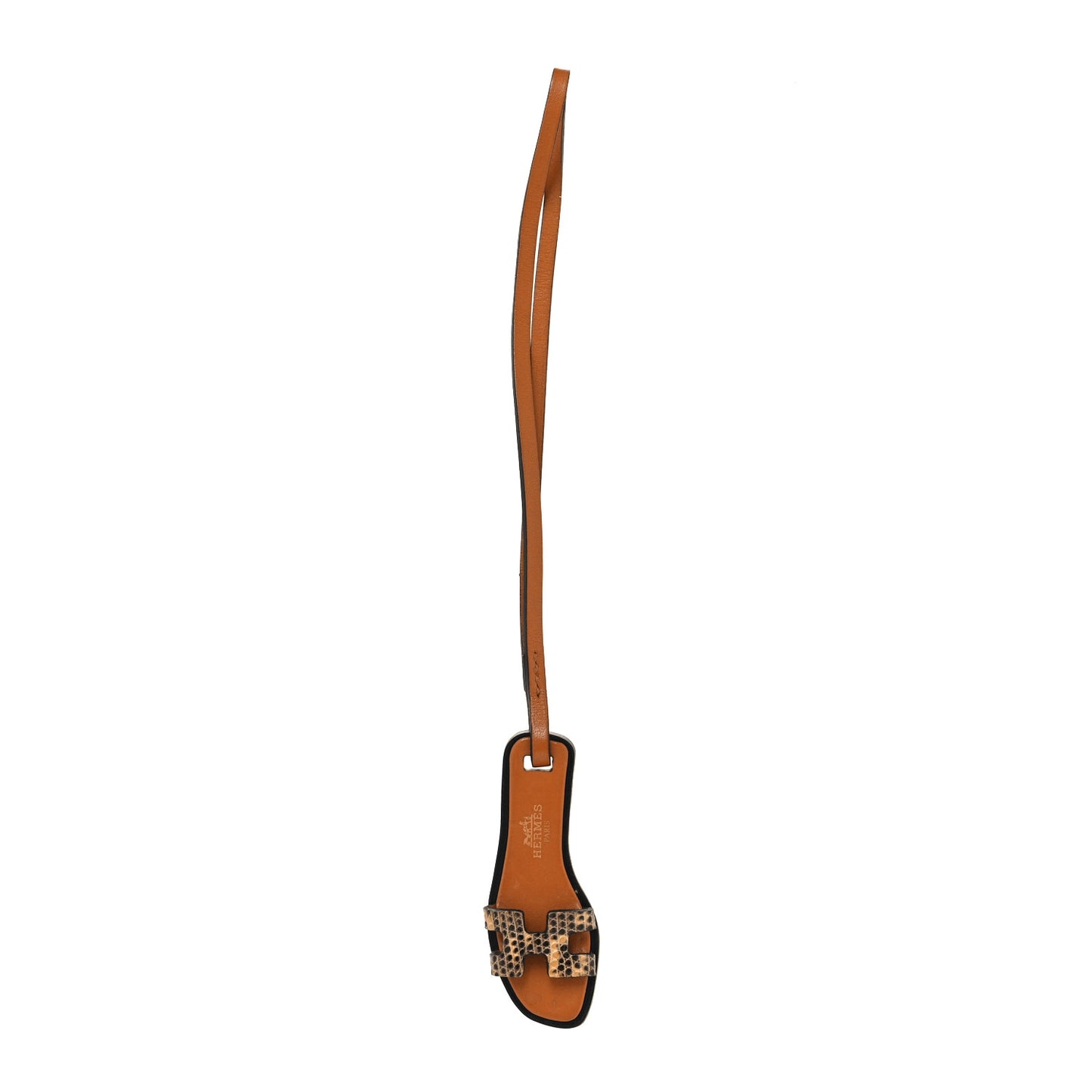 Lizard Butler Calfskin Hunter Oran Nano Bag Charm Ombre