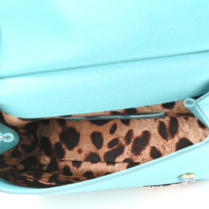 Dolce & Gabbana Dauphine Ooh Patch Small Miss Sicily Satchel Light Blue Multicolor 5 of 11