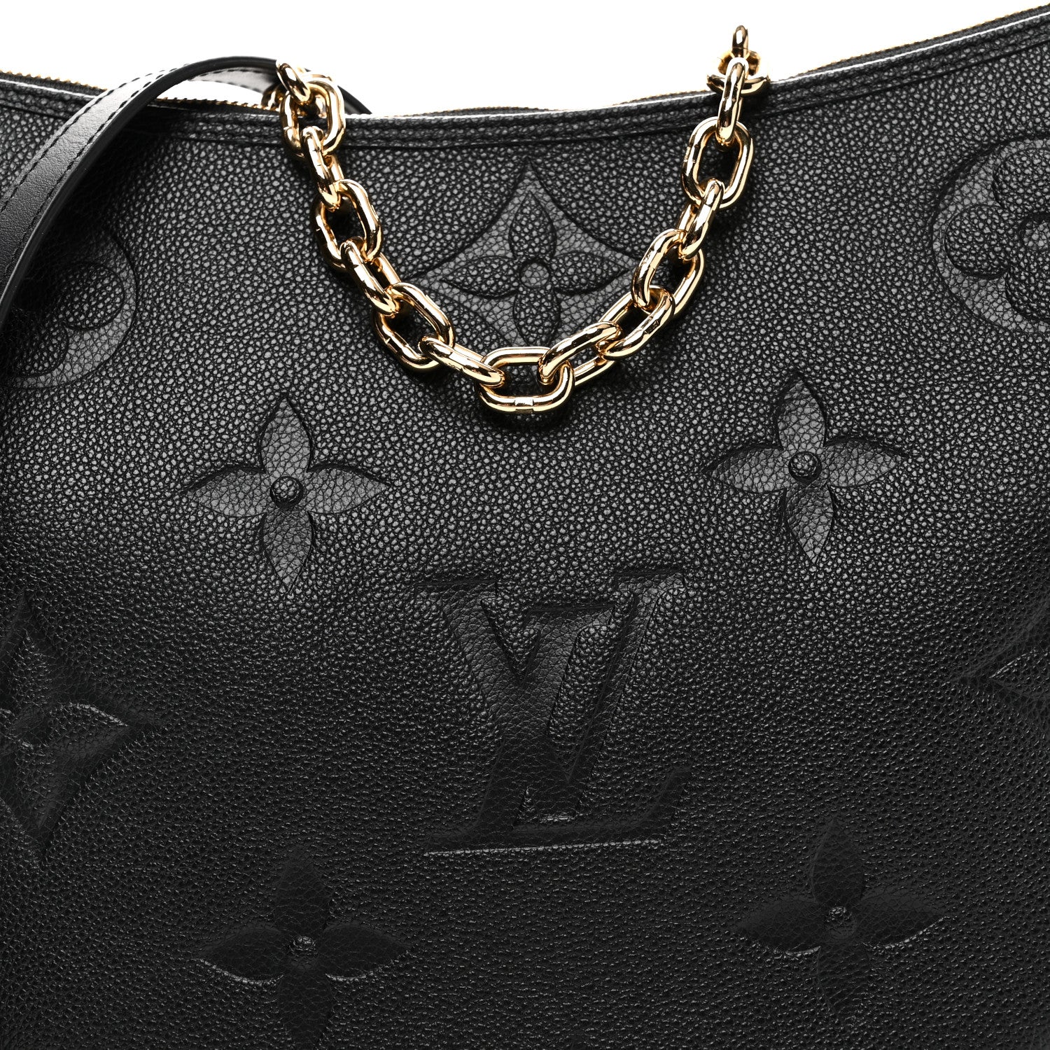 Louis Vuitton Empreinte Monogram Giant Loop Hobo Black 8 of 10