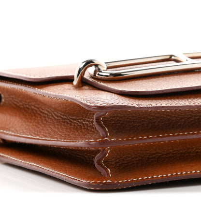 Hermes Barenia Faubourg Mini Sac Roulis Fauve 8 of 9