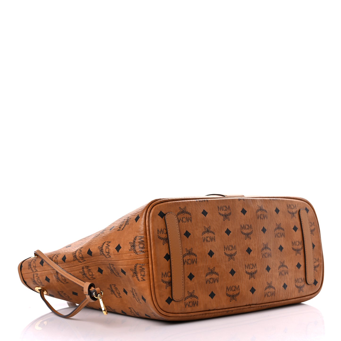 Visetos Medium Liz Reversible Shopper Tote Cognac