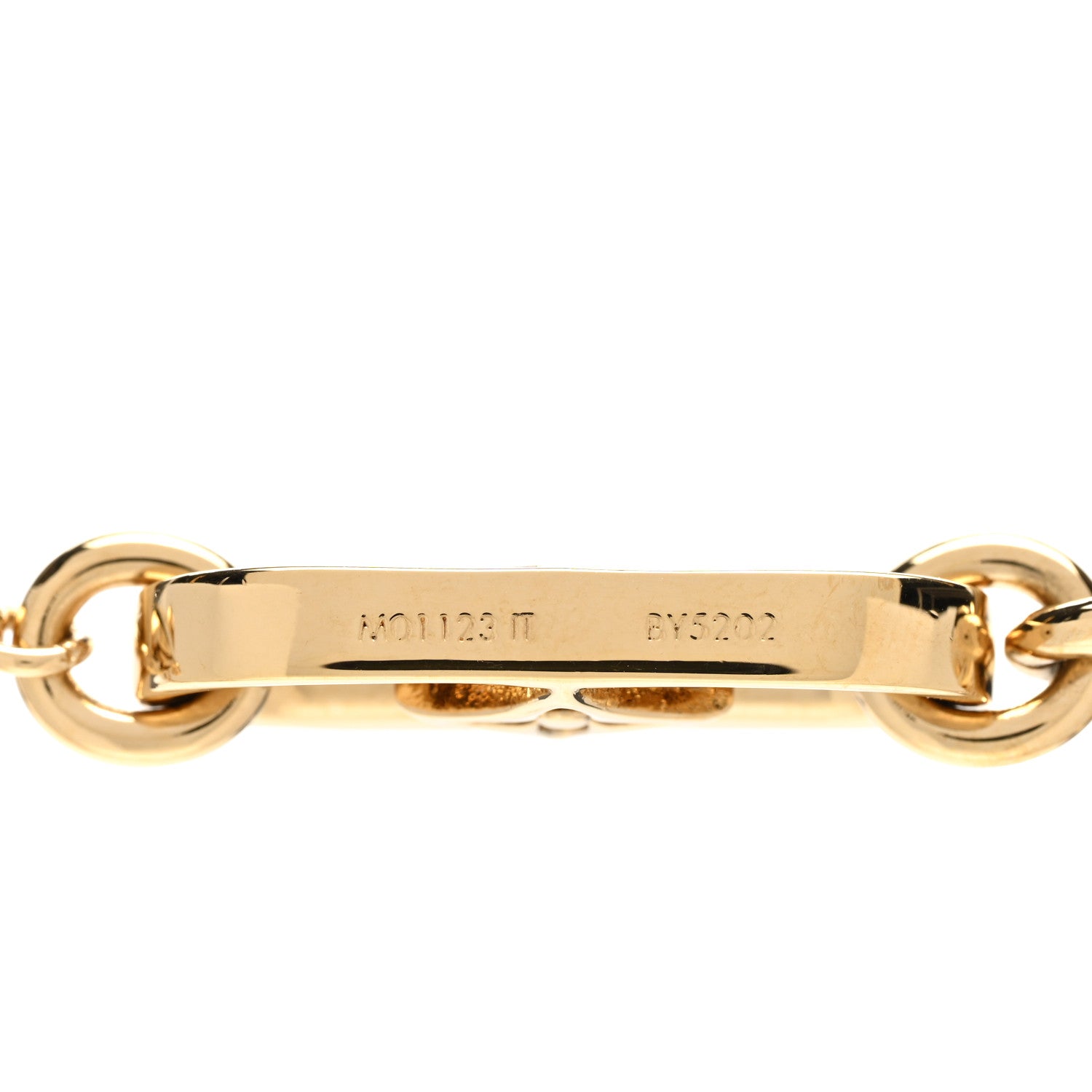 Louis Vuitton Metal My LV Chain Necklace Gold 5 of 6
