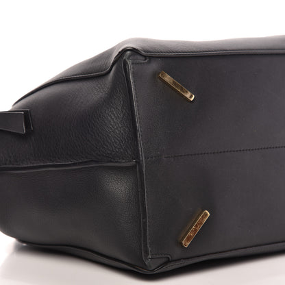 Loewe Calfskin Triple Zip Tote Black 7 of 9