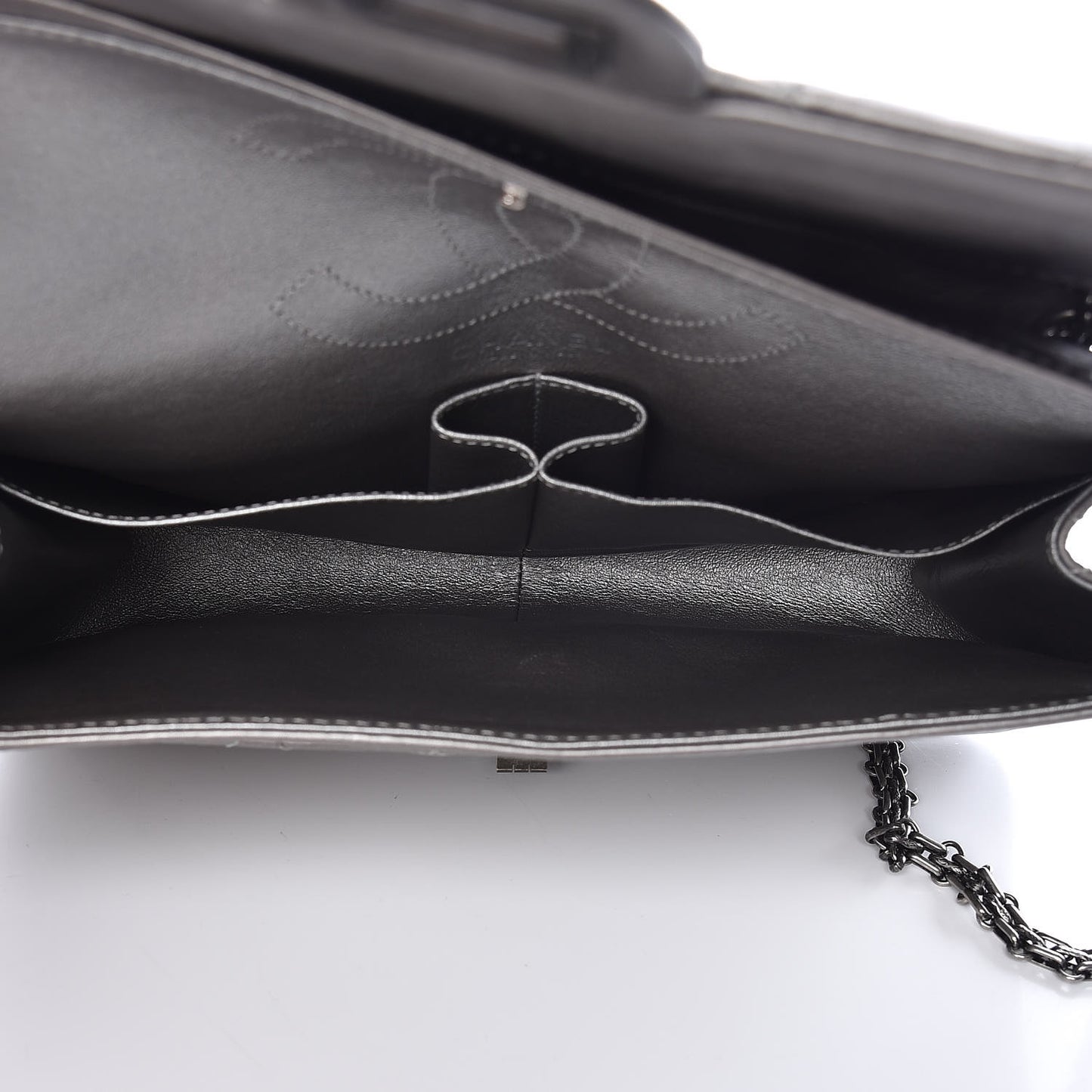 Metallic Aged Calfskin 2.55 Reissue 226 Flap Silver