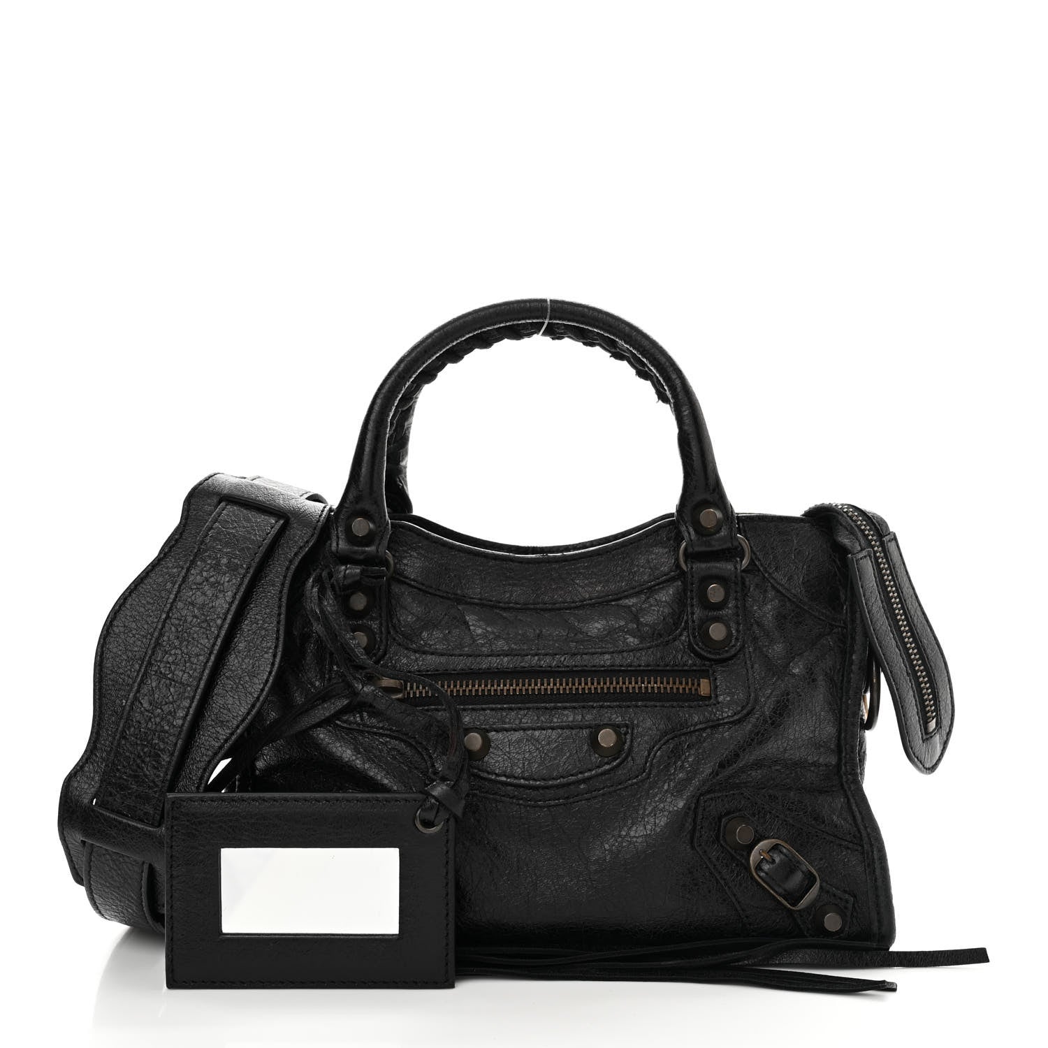 Balenciaga Agneau Classic Hardware Mini City Black 3 of 16