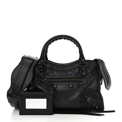 Balenciaga Agneau Classic Hardware Mini City Black 3 of 16