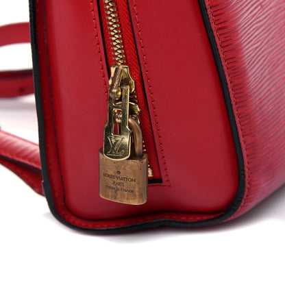 Louis Vuitton Epi Mabillon Backpack Castillan Red 15 of 23