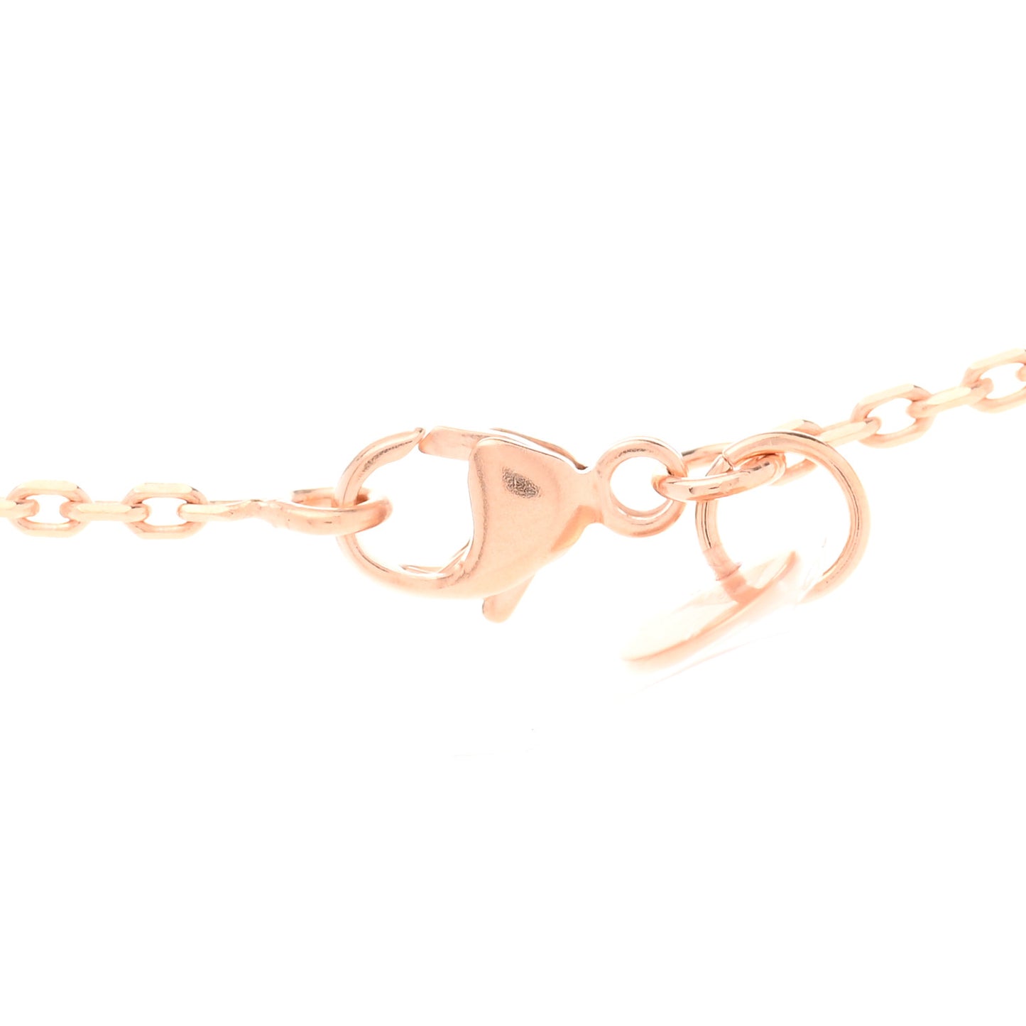 Rose Gols Plated Swift As De Coeur Necklace Bleu Brume