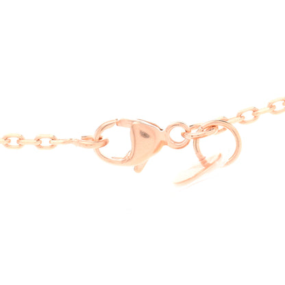 Hermes Rose Gols Plated Swift As De Coeur Necklace Bleu Brume 8 of 9