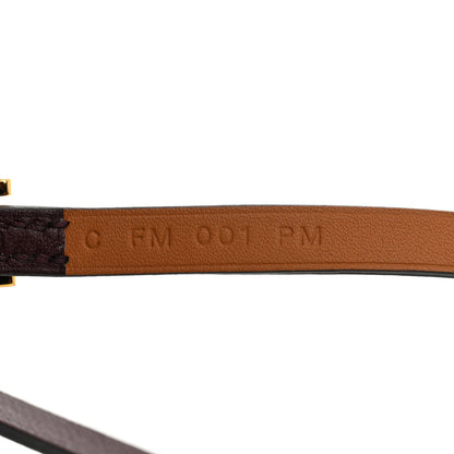Hermes Swift 3MM Hapi 4 Tours Bracelet T3 Rouge H 6 of 7