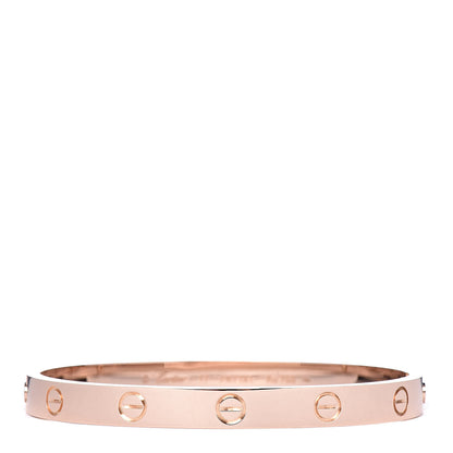 Cartier 18K Pink Gold LOVE Bracelet 17 1 of 7