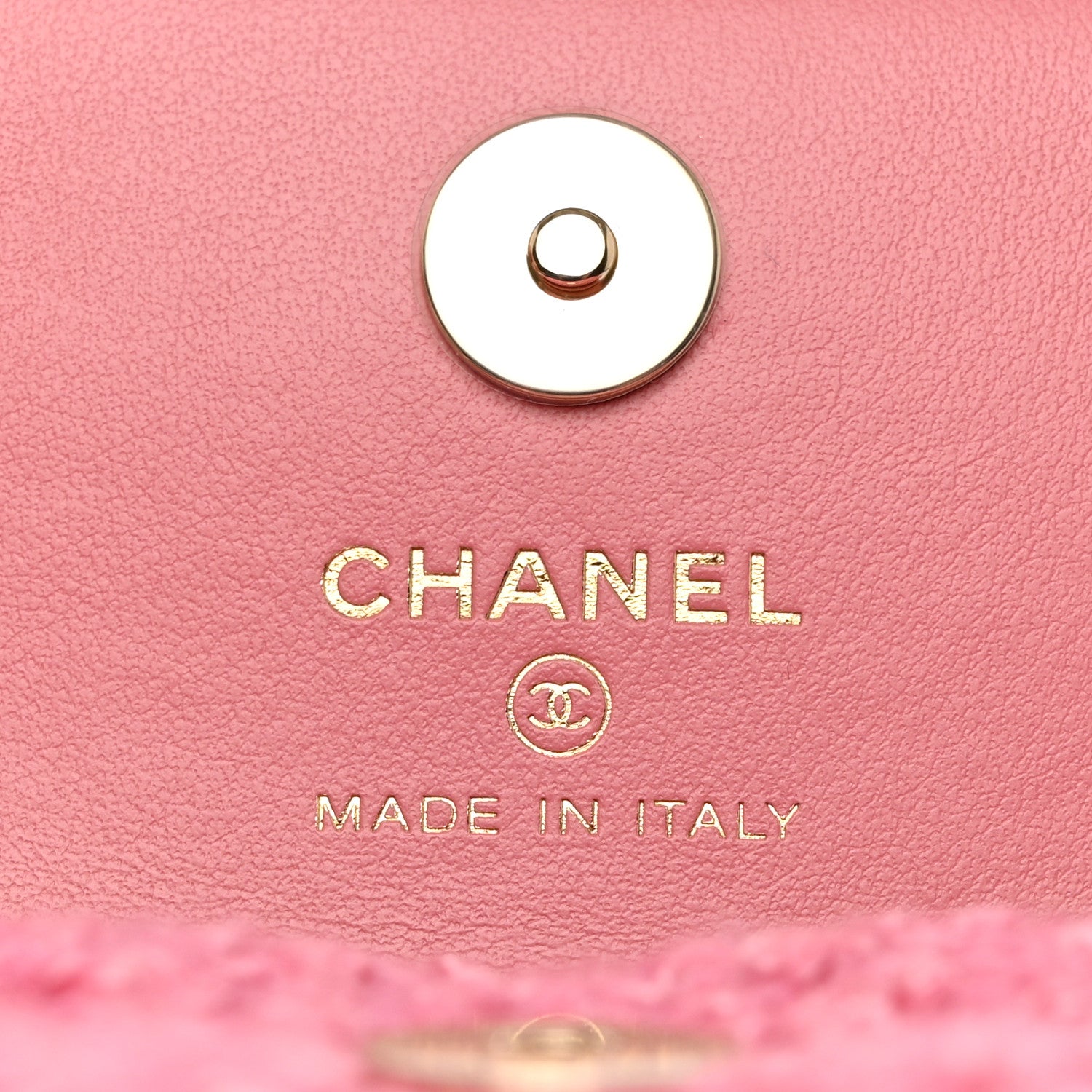 Chanel Tweed Quilted Flap Chain Waist Bag Pink 6 of 9