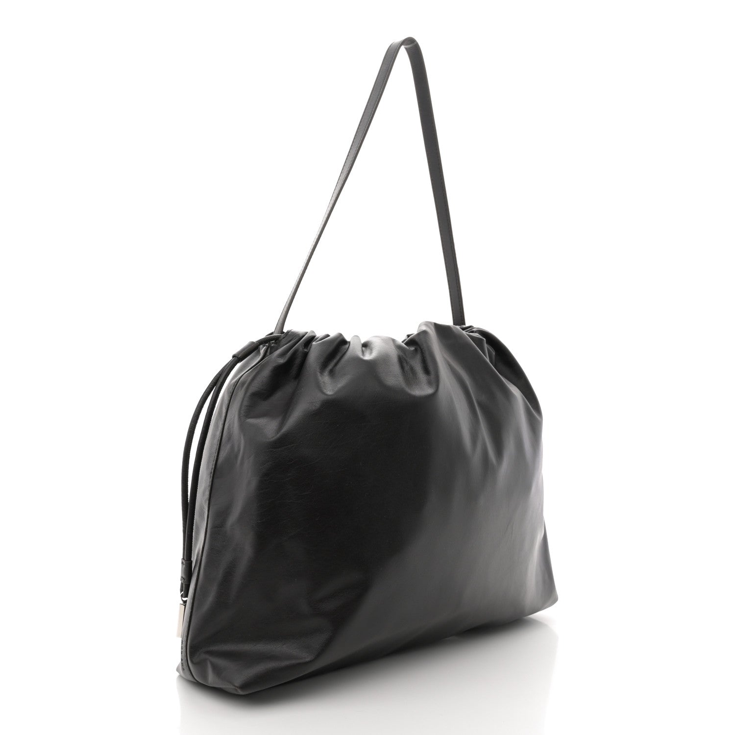 The Row Nappa Angy Hobo Bag Dark Brown 3 of 10