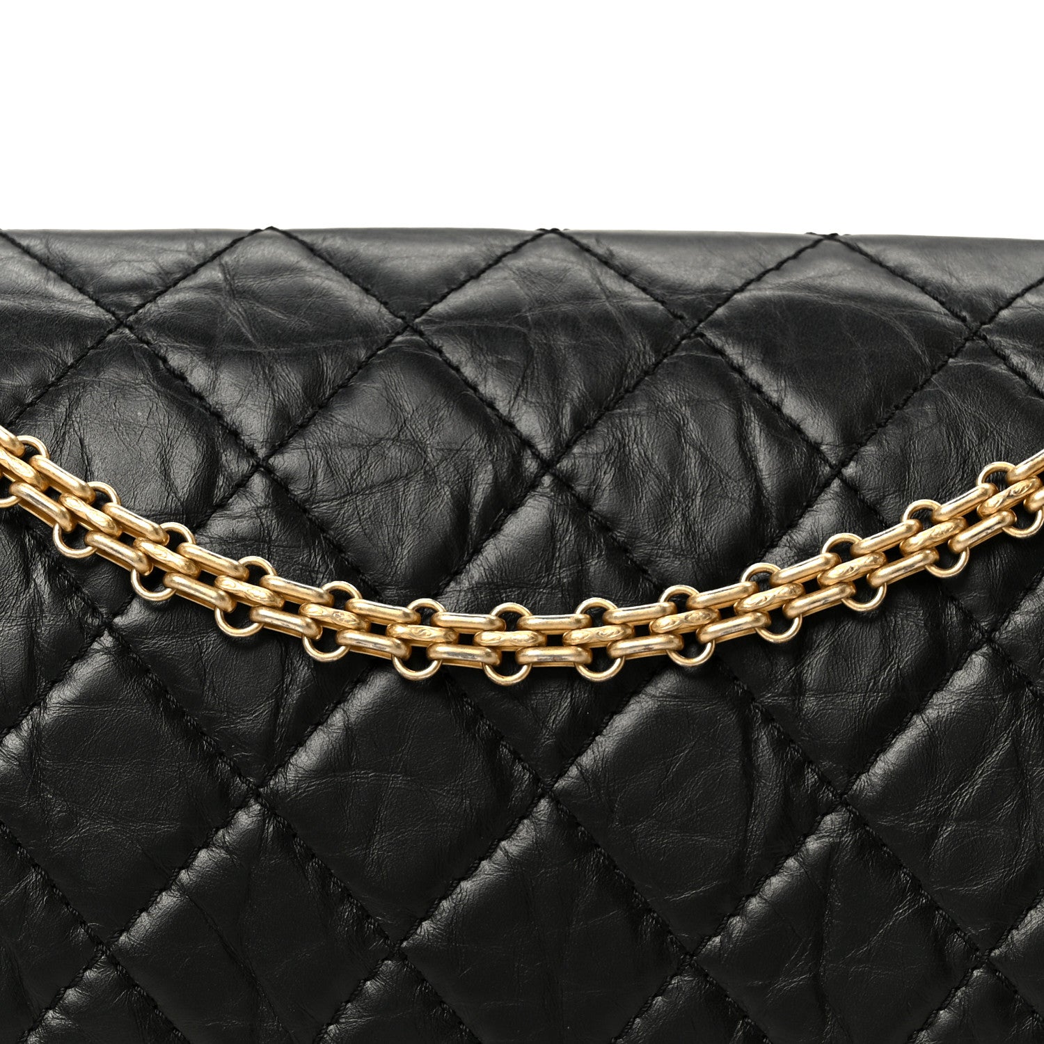 Chanel Aged Calfskin Quilted 2.55 Reissue 227 Flap Black 7 of 9