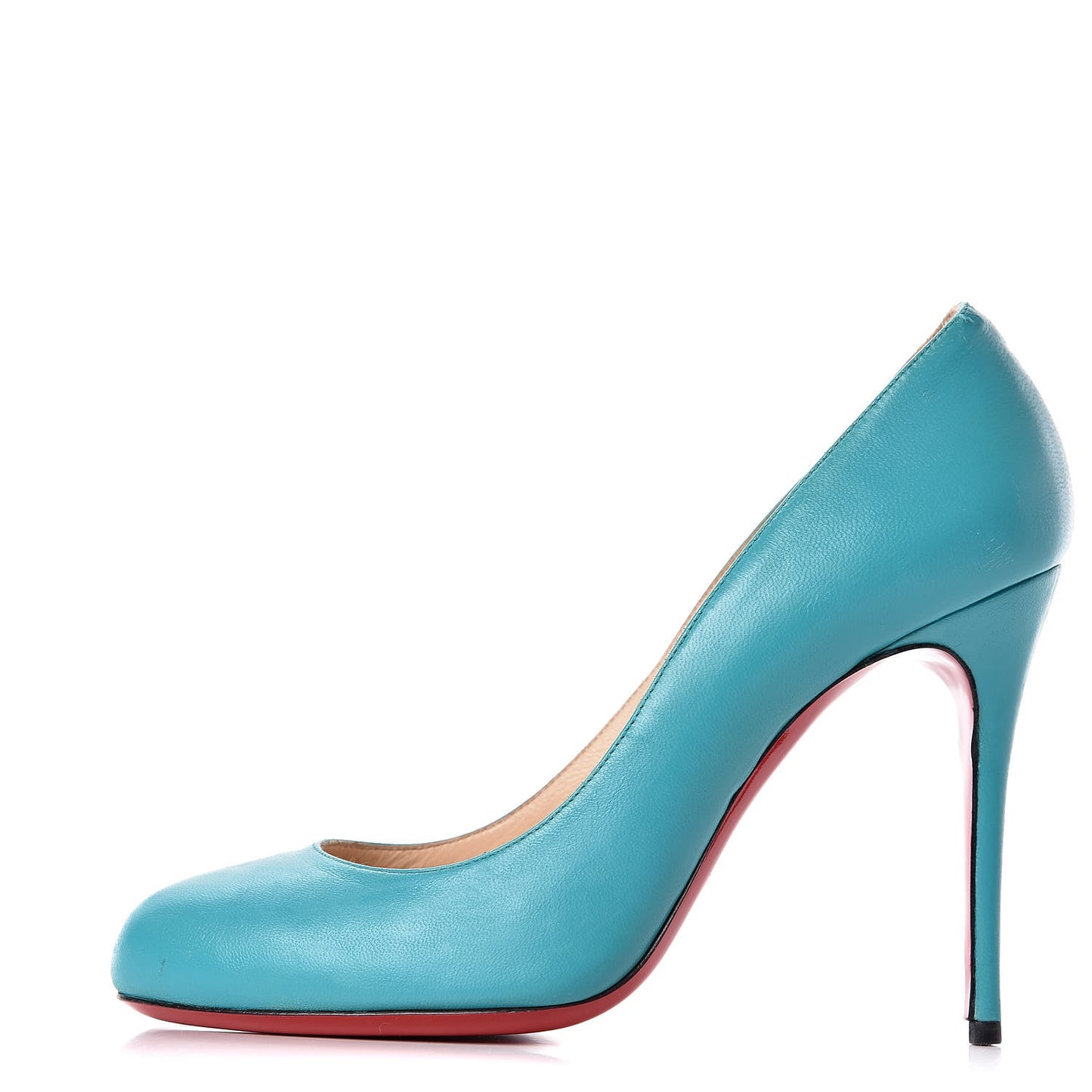 Calfskin Fifi 100 Pumps 37 Turquoise