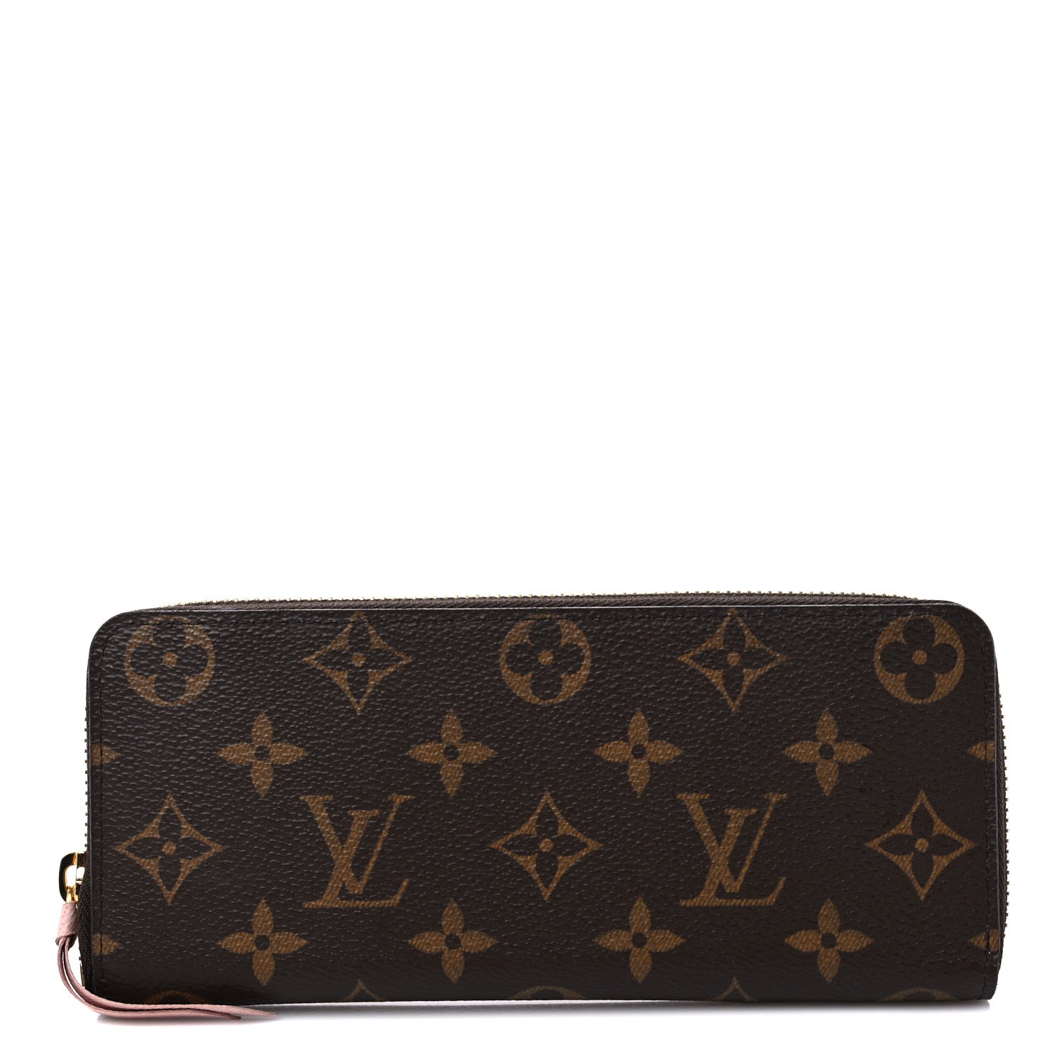 Louis Vuitton Monogram Clemence Wallet Rose Ballerine 1 of 9