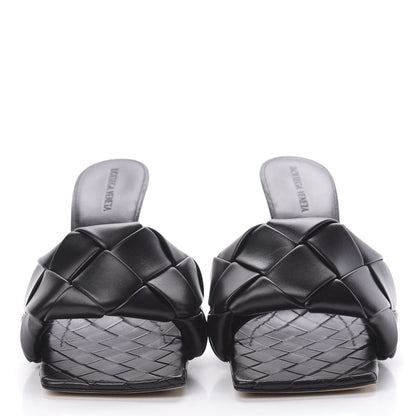Bottega Veneta Nappa Maxi Intrecciato Lido Mule Sandals 40.5 Black 2 of 10