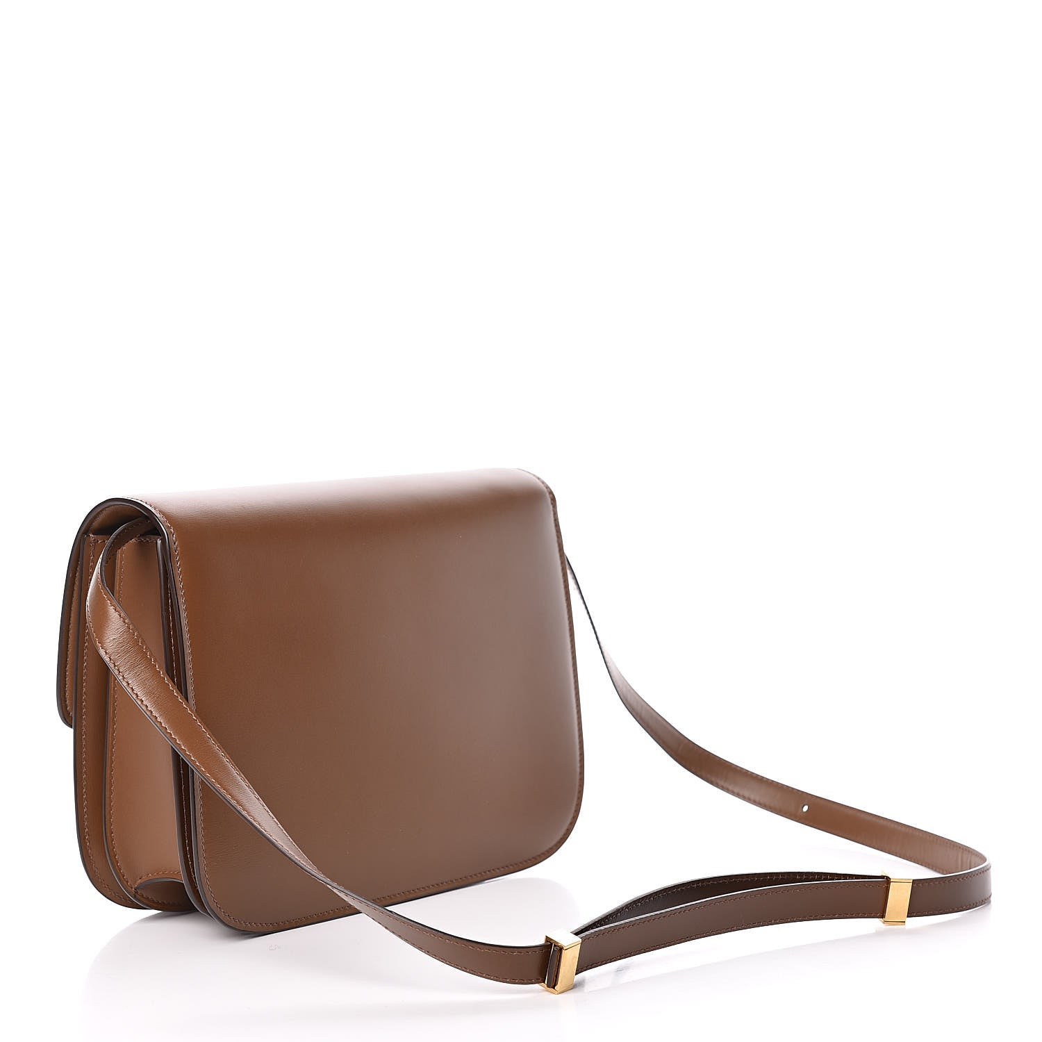 Celine Box Calfskin Medium Classic Box Flap Bag Camel 3 of 11