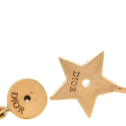 Christian Dior Pearl Strass My ABCDior Tribale Star Earring Aged Gold 4 of 5