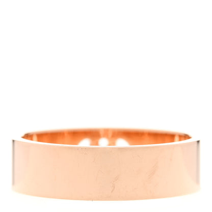 Hermes 18K Rose Gold Diamond PM H D'Ancre Ring 55 7.25 3 of 5