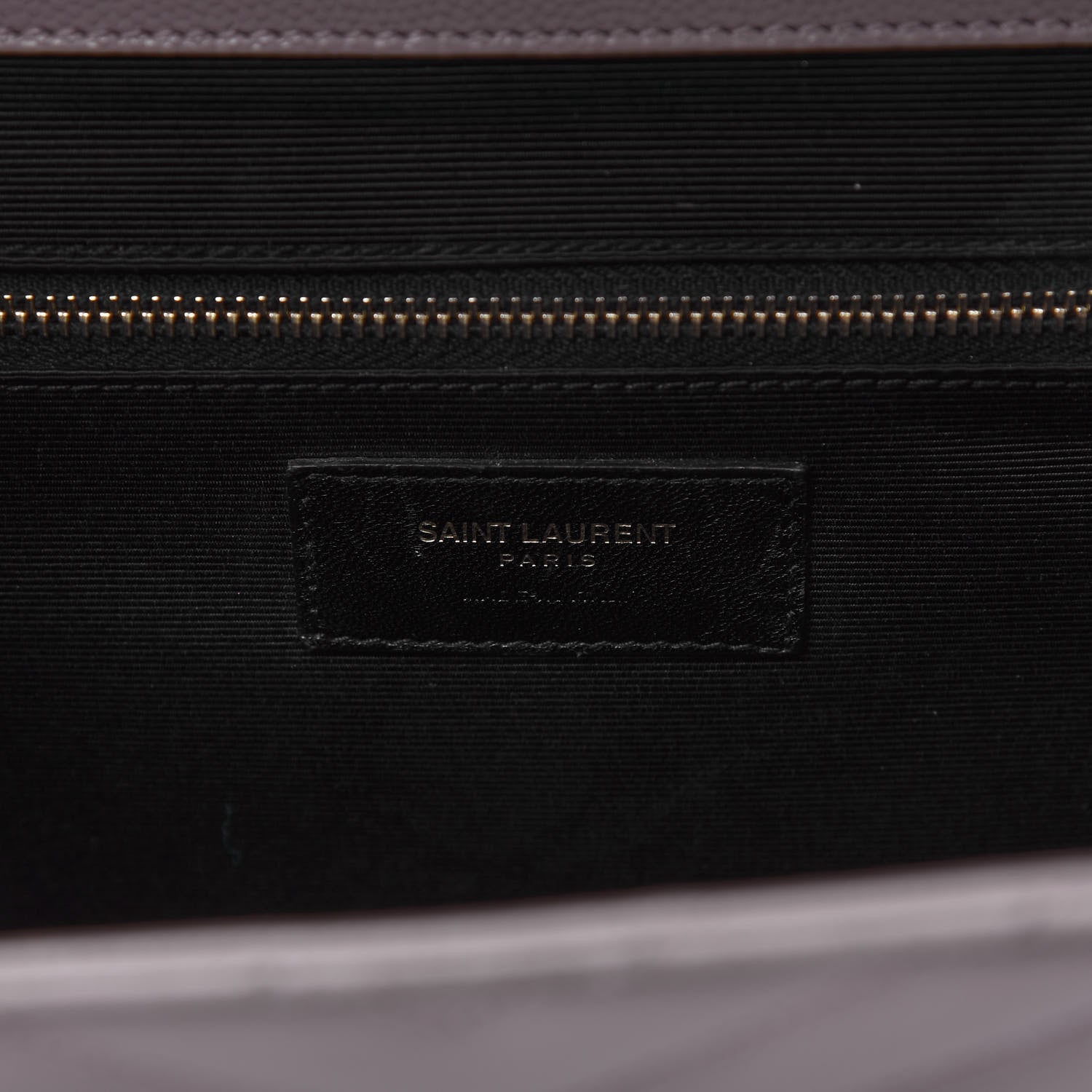 Saint Laurent Grain De Poudre Matelasse Chevron Large Monogram Satchel Rose Antic 8 of 10