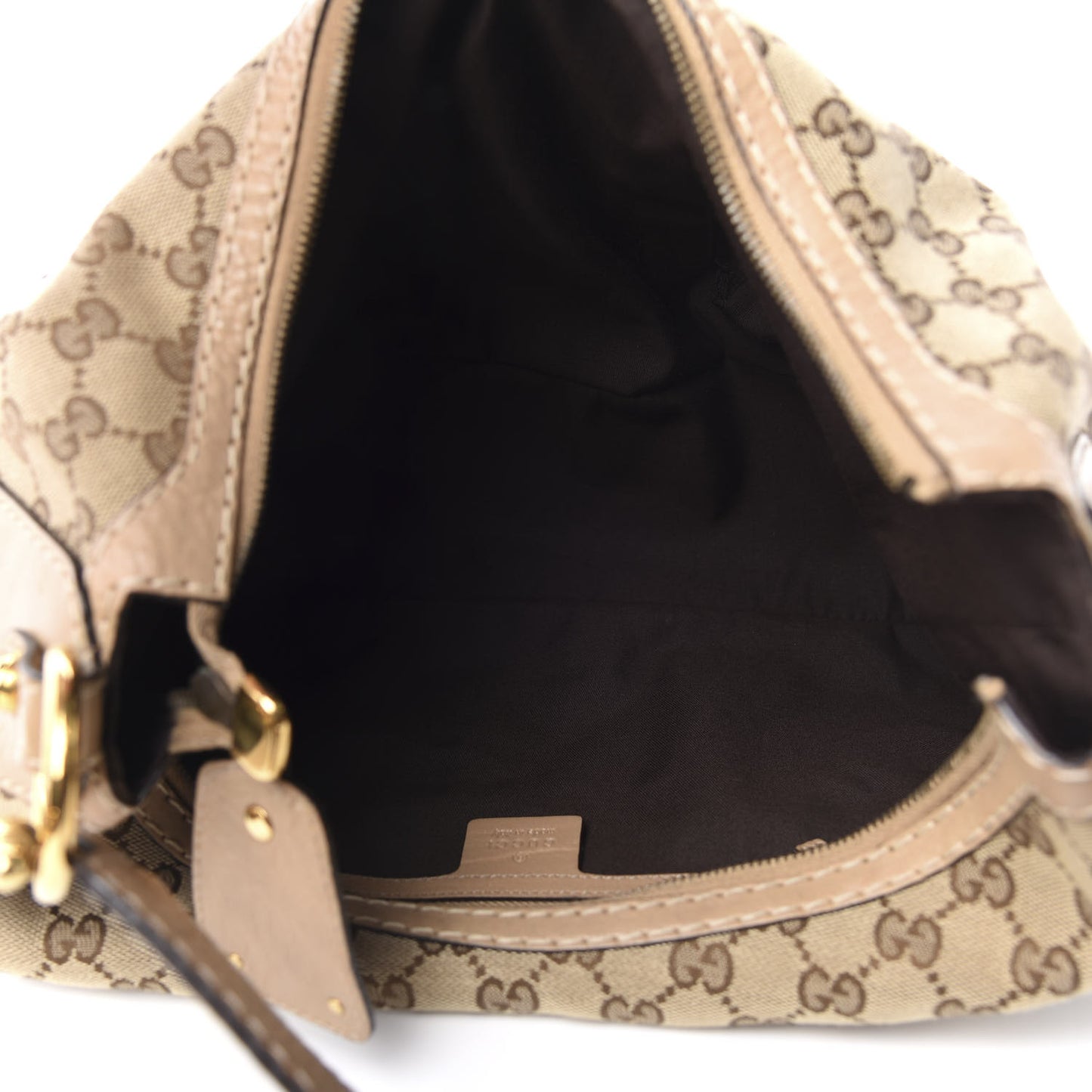 Monogram Medium Jockey Hobo Beige