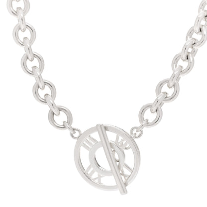 Tiffany Sterling Silver Atlas Toggle Chain Necklace 4 of 5