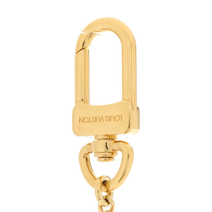 Louis Vuitton Metal Pochette Extender Key Ring Chain Gold 4 of 4