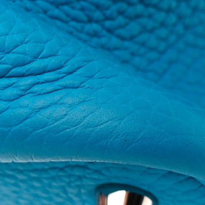 Hermes Taurillon Clemence Picotin Lock 18 PM Bleu Frida 11 of 13