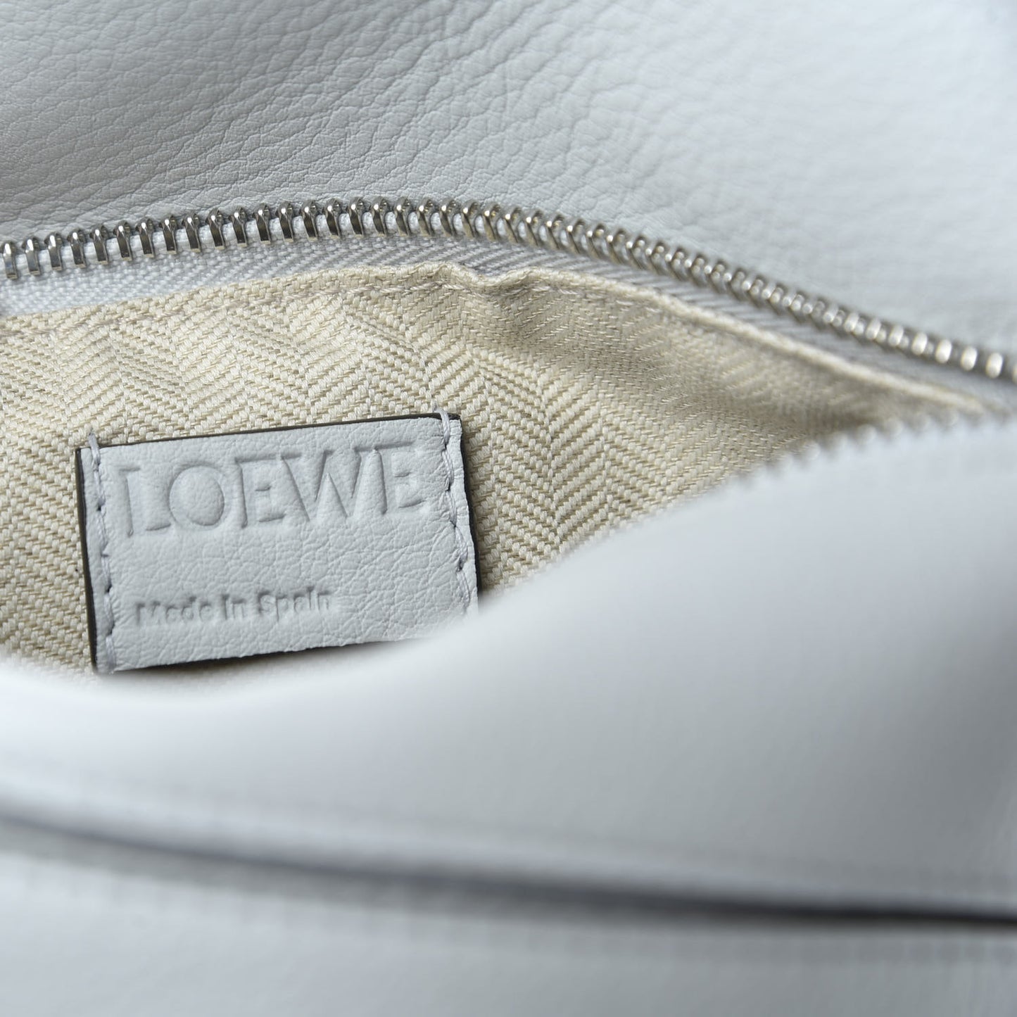 Calfskin Small Puzzle Bag Kaolin