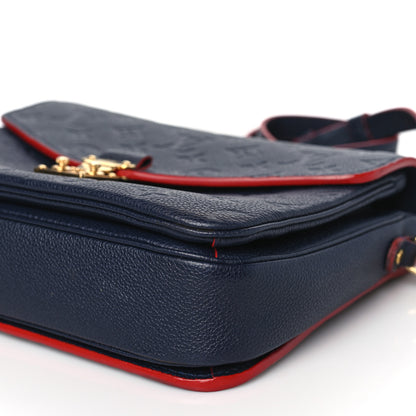 Louis Vuitton Empreinte Pochette Metis Marine Rouge 8 of 9