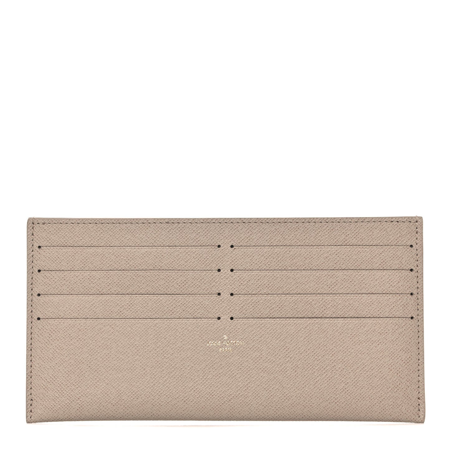 Calfskin Felicie Chain Wallet Card Holder Insert Tourterelle